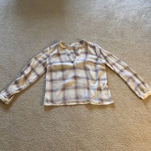 Long sleeve multi-colored blouse